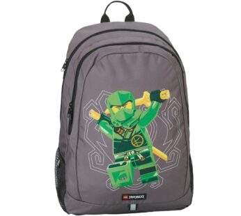 Ghiozdan cu 2 compartimente, LEGO, Ninjago Green