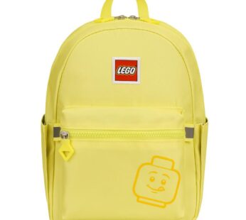 Rucsac casual, LEGO, Tribini Joy Small, Emoji, Galben