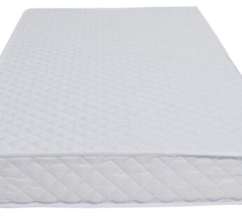 Set Patut din lemn 120×60 cm Nichiduta Lilia White cu margini rotunjite si somiera reglabila + Saltea cu husa detasabila din microfibra 12 cm grosime Nichiduta Cocos Comfort +