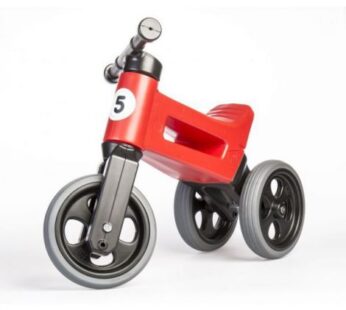 Bicicleta copii 2-5 ani, fara pedale, Funny Wheels Rider Sport In Red, FUNNY WHEELS RIDER 41000094