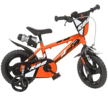 Bicicleta copii 3-5 ani, 12 inch, Portocaliu, Dino Bikes DB412UL26R88