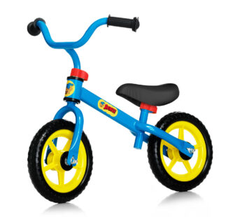 Bicicleta copii fara pedale Bamse 10 inch Nordic Hoj, de la 2 ani, ghidon reglabil, aparatori roti, sa reglabila in intervalul 32-42 cm, greutate maxima admisa 25 Kg