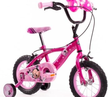 Bicicleta pentru copii Huffy Disney Minnie Mouse, roti 12inch (Roz)