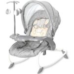 Fotoliu balansoar Lorelli Dream Time, Grey Elephant, colectie 2021