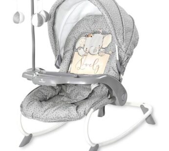 Fotoliu balansoar Lorelli Dream Time, Grey Elephant, colectie 2021