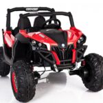 Masinuta electrica copii 4x4 Nichiduta Xtreme Jumper UTV-MX Red cu telecomanda 2.4G, 4Motoare 300W, Doua locuri, Roti Eva cu Suspensii, Scaun piele,Acumulator 12V7Ah,Pornire la cheie,Schimbator viteze,Lumini LED,Slow Start