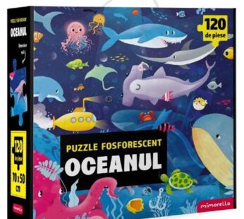 Puzzle fosforescent 120 piese. Oceanul