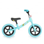 Bicicleta copii fara pedale Byox 2B balance Blue 12 inch, de la 2 ani pana la greutatea de 20 kg, ghidon reglabil pe inaltime, roti din spuma EVA, inaltimea scaunului reglabila de la 35 cm la 45 cm