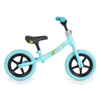 Bicicleta copii fara pedale Byox 2B balance Blue 12 inch, de la 2 ani pana la greutatea de 20 kg, ghidon reglabil pe inaltime, roti din spuma EVA, inaltimea scaunului reglabila de la 35 cm la 45 cm