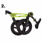 Bicicleta de echilibru pentru copii, Adamex Speed M8, pliabila, fara pedale, cu Saua reglabila si manere confortabile, 2-5 ani, pana la 35 kg, Black Onyx