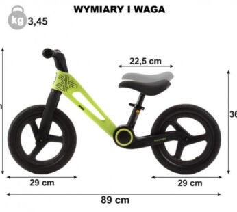 Bicicleta de echilibru pentru copii, Adamex Speed M8, pliabila, fara pedale, cu Saua reglabila si manere confortabile, 2-5 ani, pana la 35 kg, Grey Fox