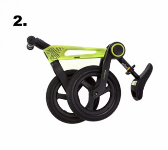 Bicicleta de echilibru pentru copii, Adamex Speed M8, pliabila, fara pedale, cu Saua reglabila si manere confortabile, 2-5 ani, pana la 35 kg, Snow White