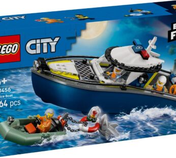 LEGO® City – Urmarirea cu barca de politie (60456)