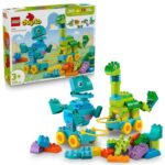 LEGO® DUPLO® - Dinozauri pe roti 3 in 1 10451, 108 piese