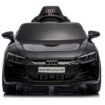 Masinuta electrica pentru copii Audi E-tron GT Black 70W cu licenta, Oglinzi retrovizoare, Roti din spuma Eva,Lumini LED,Centura de siguranta,Sistem troller pentru tractare,Mufa MP3,slot USB,Card microSD,Bluetooth