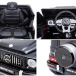 Masinuta electrica pentru copii cu licenta Mercedes Benz AMG G63 Red cu telecomanda 2.4G,2 motoarex30w,Roti EVA,Scaun din piele,Deschidere usi,Lumini LED,Sistem troller,Suspensii,Volan cu functii,Pornire la buton