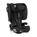 Scaun auto pliabil, Lionelo, Nelly, i-Size, 76- 150 cm, Tetiera reglabila in 15 pozitii, Spatar reglabil in 4 pozitii, Sisteme de fixare Isofix si Top Tether, Sezut lat si confortabil, Conform cu ECE R129, Negru