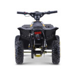 Atv electric pentru copii Hiperfect, Yellow, cu motor 1000W, baterie de 48V12Ah, viteza 35 kmh, cadrul din metal armat, echipat cu roti pneumatice, suspensii, faruri LED frontale, claxon integrat, pornire cu cheie
