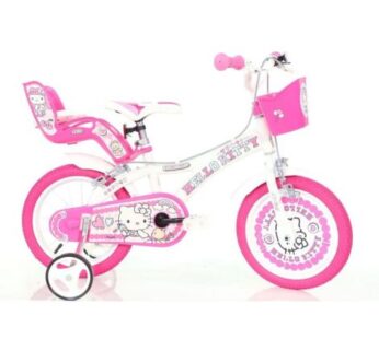 Bicicleta copii 16 – hello kitty la plimbare