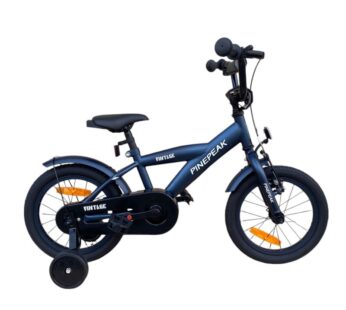 Bicicleta pentru copii Procart Albastru 14 inch, v-brake, roti ajutatoare, manere cauciucate, jante aluminiu, cadru otel, varsta 3-5 ani