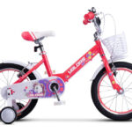 Bicicleta pentru copii Velors V1802A Roz, roti 18 inch, varsta 5-7 ani, inaltime utilizator 110-125 cm, greutate suportata 80 kg