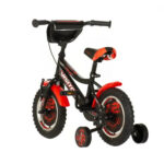 Bicicleta pentru copii Visitor Xtreme Kids, roti 12 inch, roti ajutatoare, cadru otel 8 inch