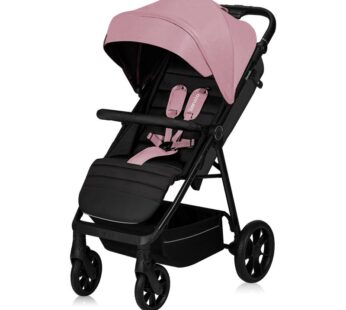 Carucior sport, Lionelo, Mira, Maner reglabil in 5 pozitii, Spatar si suport de picioare reglabile, Plasa de tantari si suport biberon incluse, Pana la 22 kg, 6 luni+, Conform cu EN1888-1, EN1888-2, Testare SGS, Roz