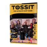 Joc de darts cu ventuze, Tossit, 7 buc, Albastru-Galben