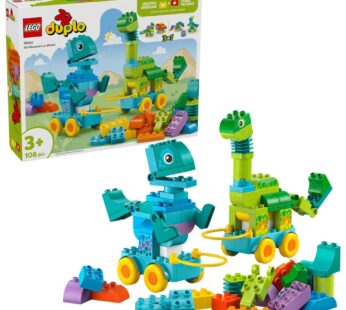 Lego Duplo Dinozauri pe roti 3 in 1 10451