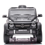 Masinuta electrica pentru copii Mercedes Benz G63 6x6 Black, cu telecomanda 2.4G, motor 6 x 45W, baterie 12V10Ah, cu faruri, roti din EVA, sistem audio integrat USB si MP3 AUX, dimensiune 120 x 68 x 61 cm