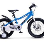 Bicicleta pentru copii Velors V18345A Albastru, roti 18 inch, 5-7 ani, greutate suportata 80 kg, inaltime utilizator 110-125 cm