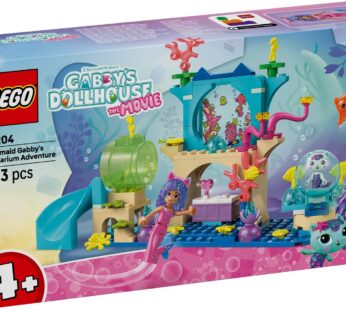 LEGO® Gabby’s Dollhouse – Aventurile in acvariu ale sirenei Gabby (11204)