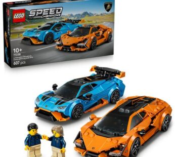 LEGO® Speed Champions – Lamborghini Revuelto si Huracán STO 77238, 607 piese