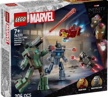LEGO® Super Heroes – Iron Man si War Machine vs dronele Hammer (76320)