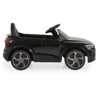 Masinuta electrica pentru copii Audi SQ8 E-Tron Black vopsit,roti EVA,telecomanda 2.4G,2 motoarex25w,lumini LED,unitate audio cu BluetoothUSBMP3,volum reglabil,acumulator 12V7Ah,pornire la buton,centura,sarcina admisa 25kg