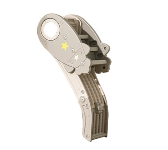 Tobogan pentru copii Moni Rocket Grey cu design pliabil, manere sustinere, margini rotunjite, lungime panta alunecare 108 cm, utilizare interiorexterior, greutate admisa 25 kg