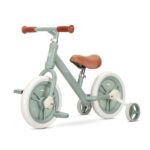 Bicicleta pentru copii Lorelli Energy Green de tranzitie 2 in 1 cu pedale si roti auxiliare 2-5 ani