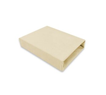 Cearceaf cu elastic, MimiNu, Jerse, Pentru patut 140X70 cm, Material certificat Oeko Tex Standard 100, Nugat