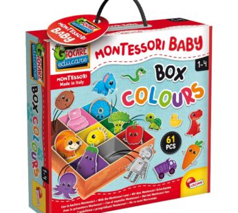 Joc educativ, Lisciani Montessori, Sorteaza dupa culoare