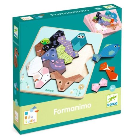 Joc Educativ Geometrie și Animale, Djeco