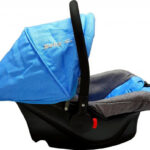 Scaun auto Baby Care Pro Albastru Gri Jeans 0-13 kg, maner reglabil, captuseala confortabila, Omologare R-129 i-Size