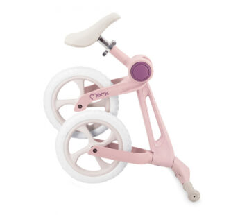 Bicicleta fara pedale pentru copii Momi Noru Pink, pliabila, varsta 2 ani+, greutate admisa 35 kg