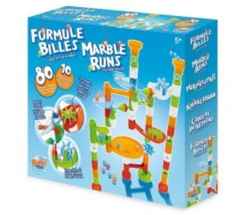 Joc de constructie labirint cu bile 80 piese