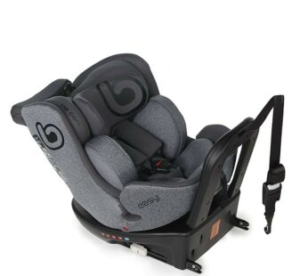 Scaun auto, Be Cool, Easy I-Size, Rotire 360 grade, 40 – 150 cm, 0 – 36 kg, Cu Isofix si Centura Top Tether, Conform cu standardul european de securitate ECE R129, Antracita