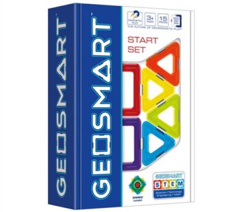 Joc magnetic Geo Smart, Starter Set, Setul incepatorilor, 15 piese