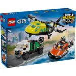 LEGO® City - Avion, autospeciala de service si aeroglisor in versiuni adaptate (60505)