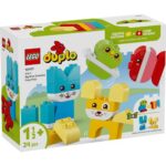 LEGO® DUPLO My First - Animalute de companie creative 3 in 1 10477, 24 piese