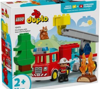 LEGO® DUPLO Town – Camion de pompieri cu furtun si pompier 10473, 28 piese
