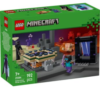 LEGO® Minecraft – Calatorie prin portalurile Nether si End (21584)