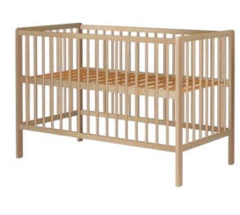 Patut copii din lemn Hubners Dominic 120×60 cm natur